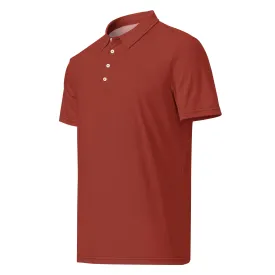 Men’s Slim Fit Polo in Rust, lioness-love