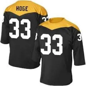 Merril Hoge Pittsburg Steelers Long Sleeve Throwback Football Jersey