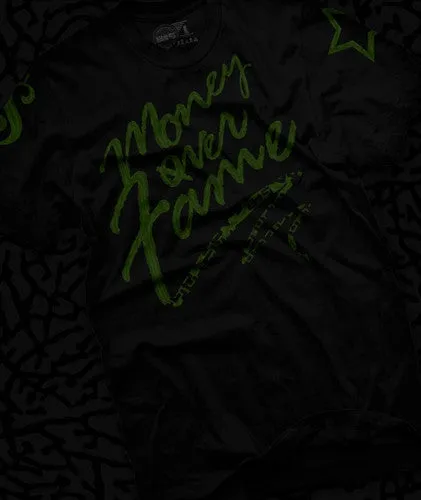 Money Over Fame Dark Pine T Shirt