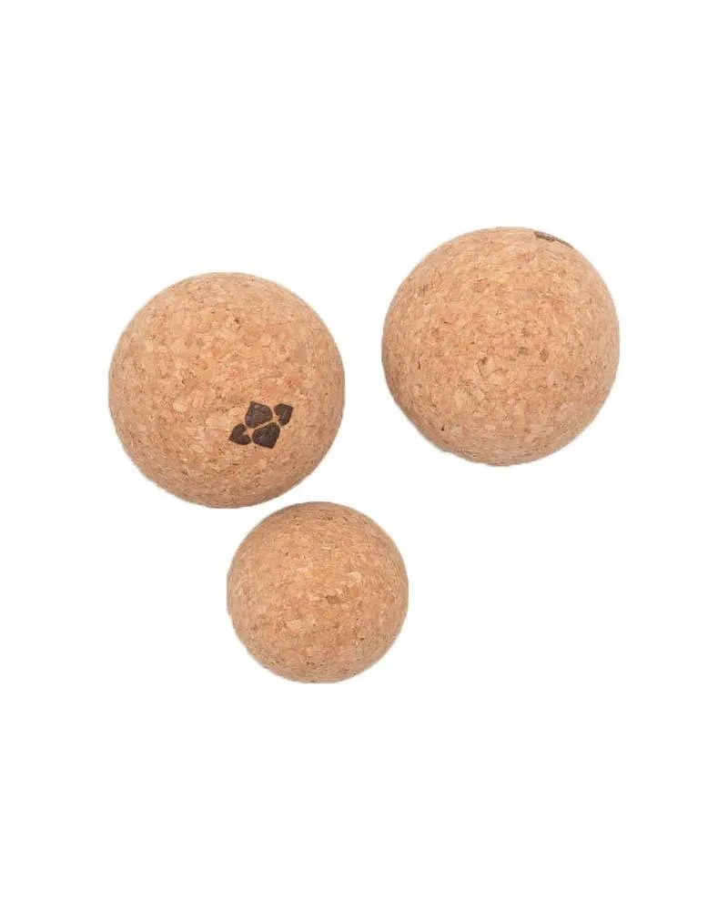 Natural Cork Massage Ball Trio