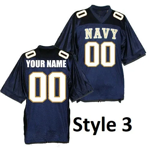 Navy Midshipmen Customizable Football Jersey