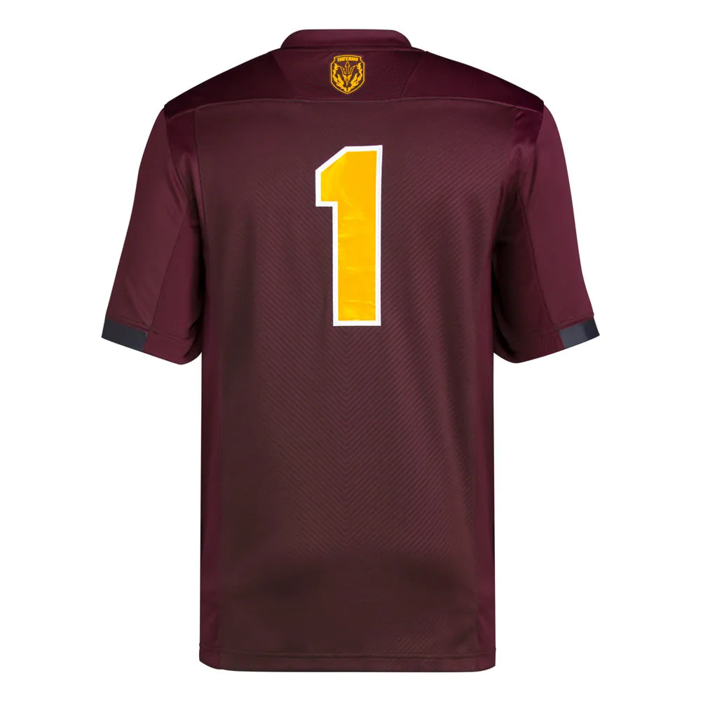 NCAA Arizona State Sun Devils adidas 2023 Premier Football Jersey