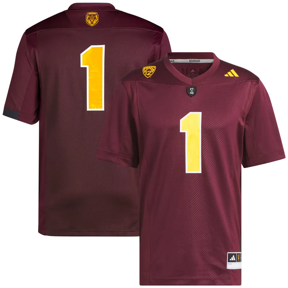 NCAA Arizona State Sun Devils adidas 2023 Premier Football Jersey