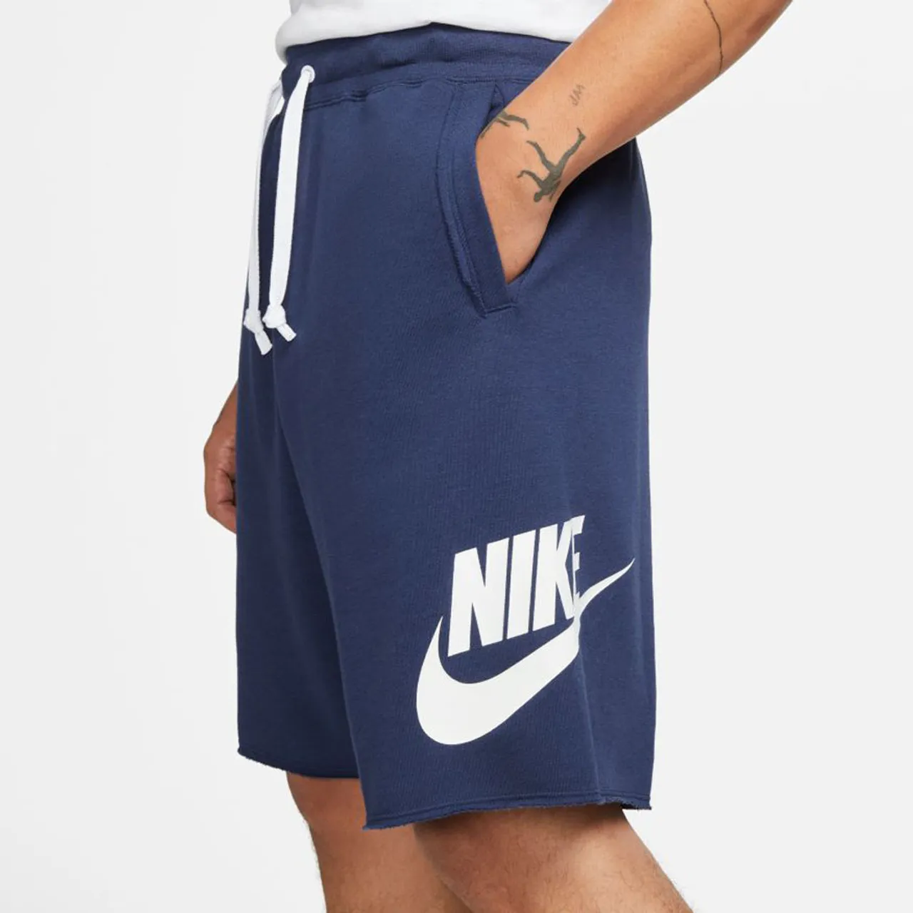 Nike Men's Sportswear Sport Essentials Shorts - Midnight Navy / White