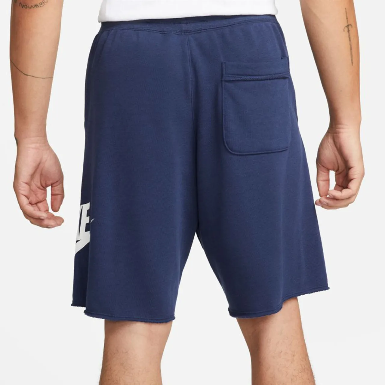 Nike Men's Sportswear Sport Essentials Shorts - Midnight Navy / White