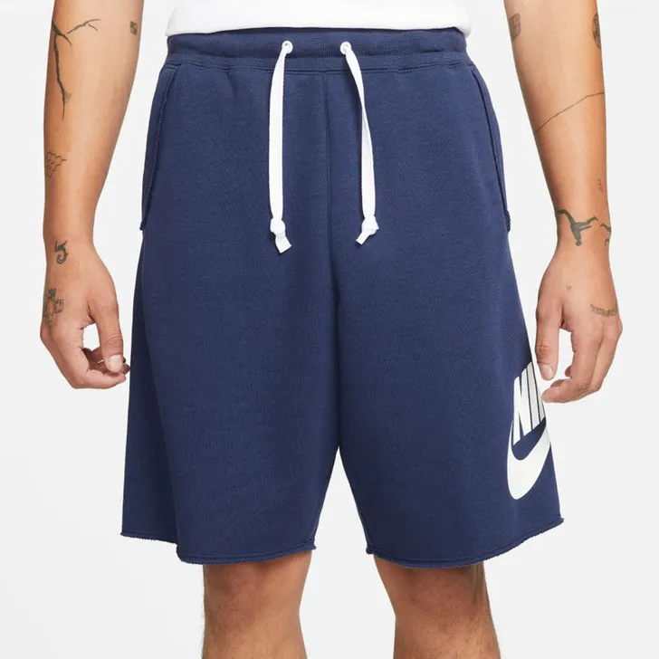 Nike Men's Sportswear Sport Essentials Shorts - Midnight Navy / White