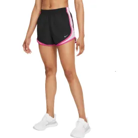 Nike Women's Tempo Shorts - Black / White / Vivid Pink / Wolf Grey