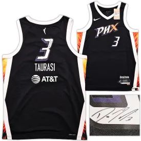 Phoenix Mercury Diana Taurasi Autographed Black Nike Rebel Edition Jersey Size L Beckett BAS QR Stock #214837