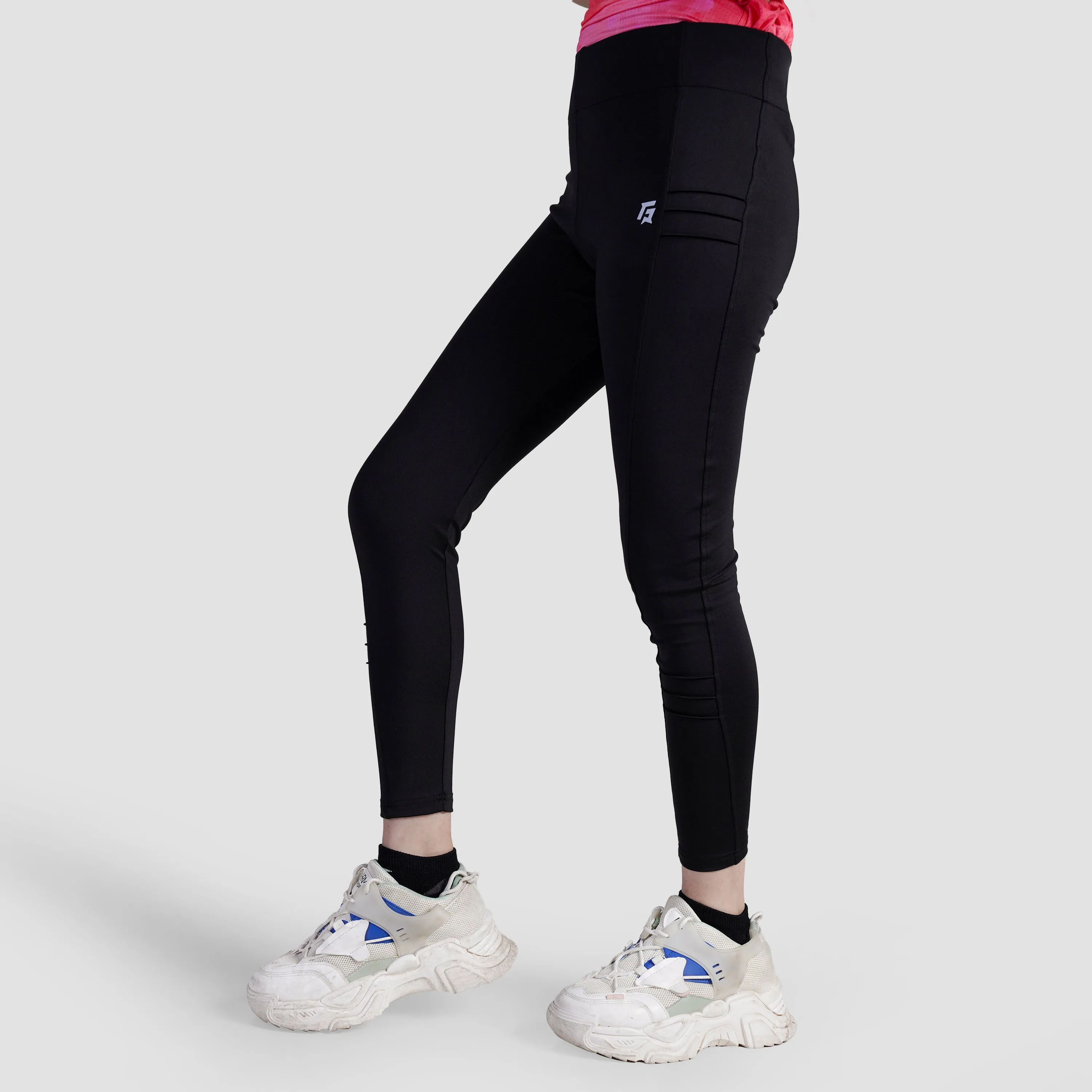 Power Petal Leggings (Black)