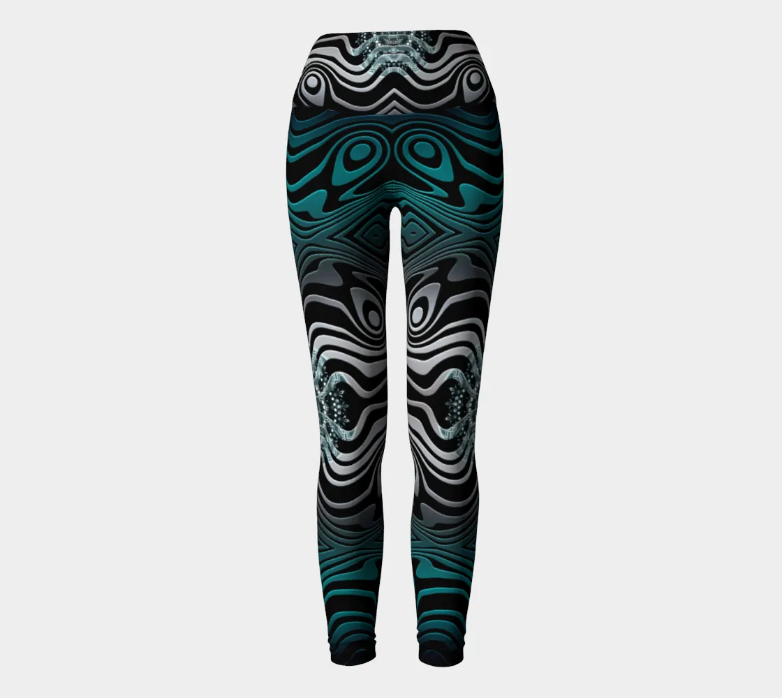 PRIMITIVE SILVER || YOGA LEGGINGS || COSMIC SHIVA