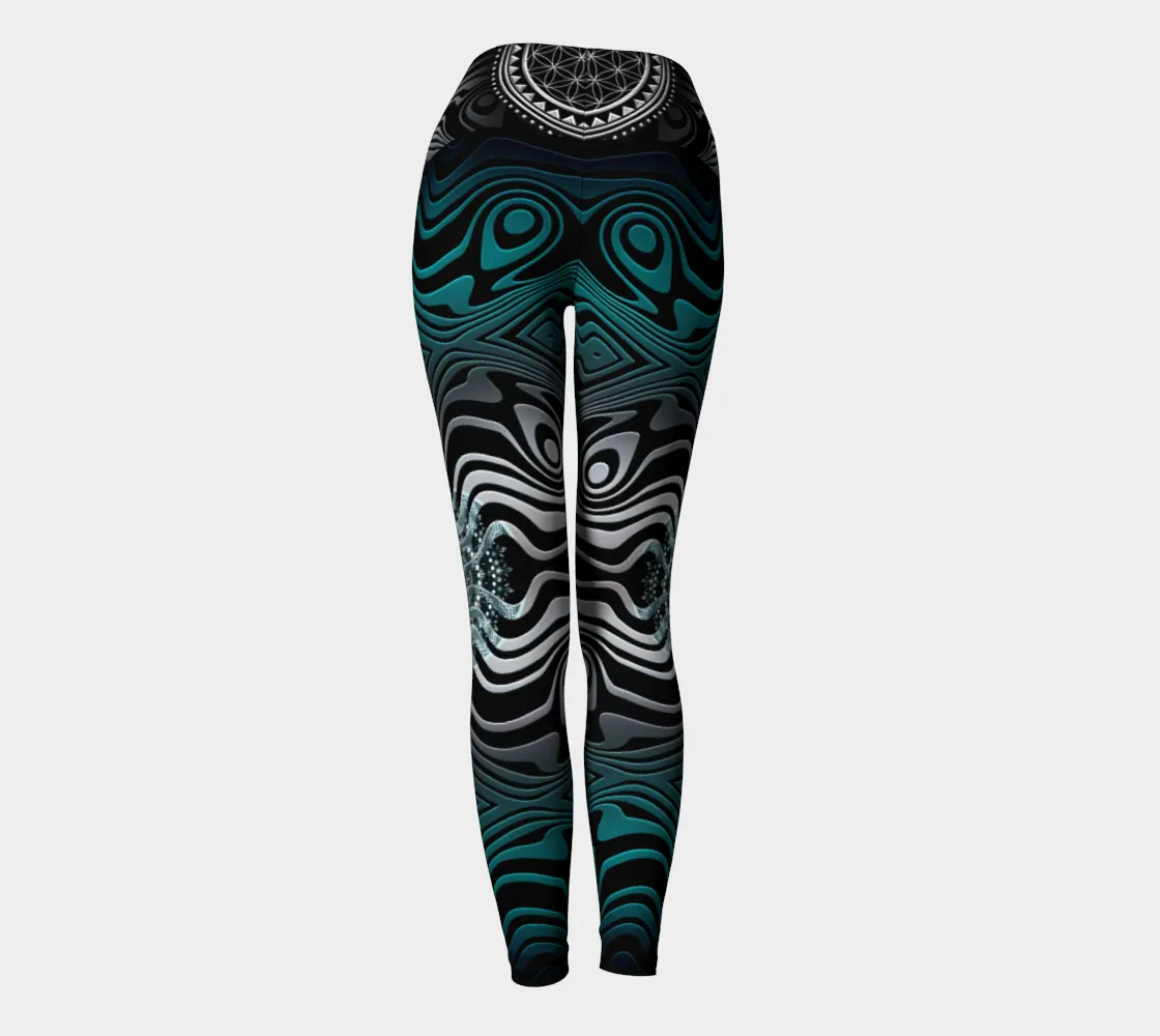 PRIMITIVE SILVER || YOGA LEGGINGS || COSMIC SHIVA