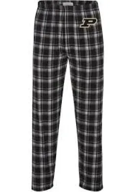 Purdue Boilermakers Adult Plaid Pajama Pants