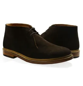 SAHARA Brown Full Leather Chukka Ankle Boots by Paul Malone