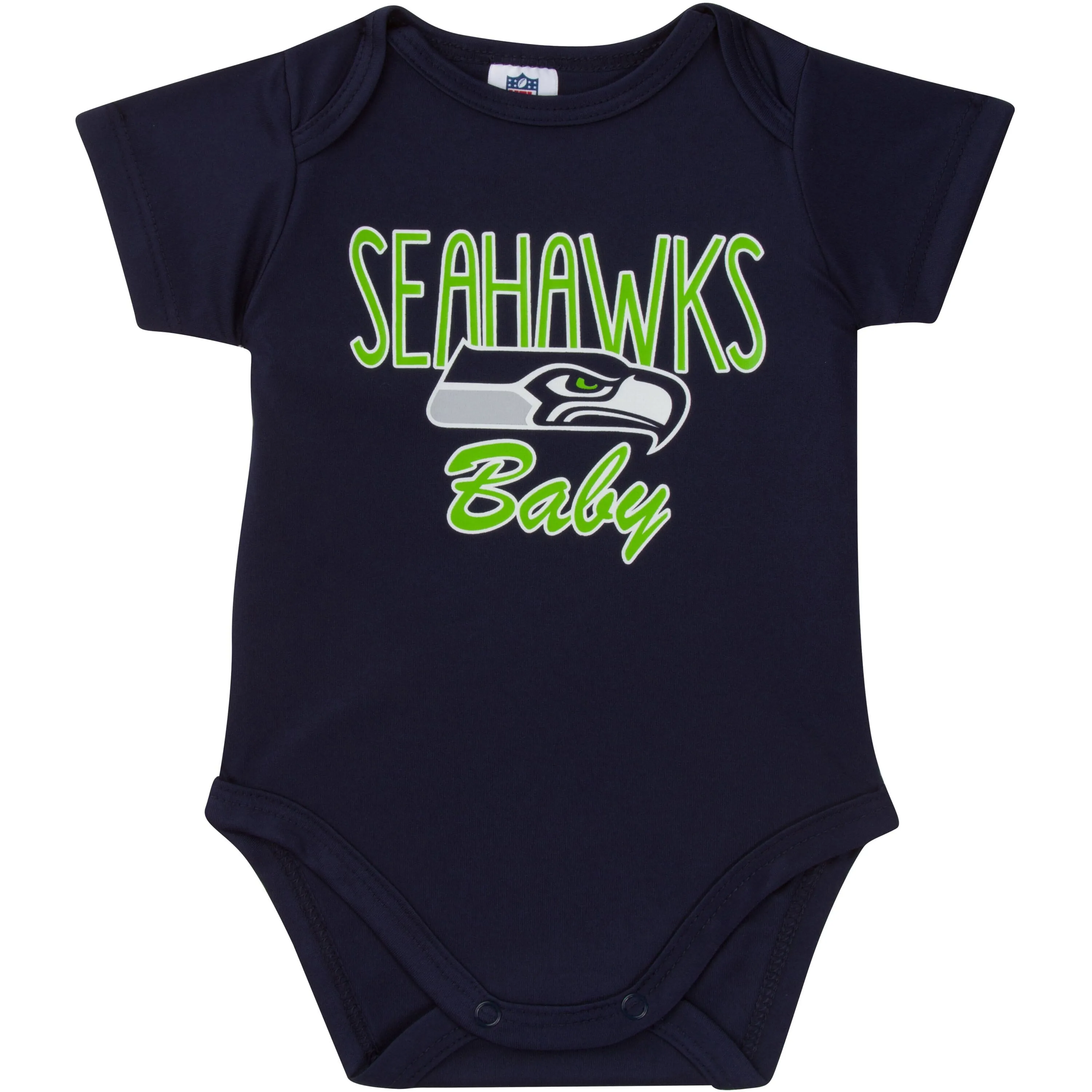 Seattle Seahawks Baby Boy Short Sleeve Bodysuit