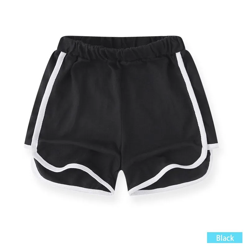 SheeCute girls boys cotton shorts Children Beach Sports Short Pants 4296