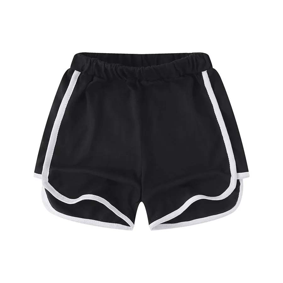 SheeCute girls boys cotton shorts Children Beach Sports Short Pants 4296