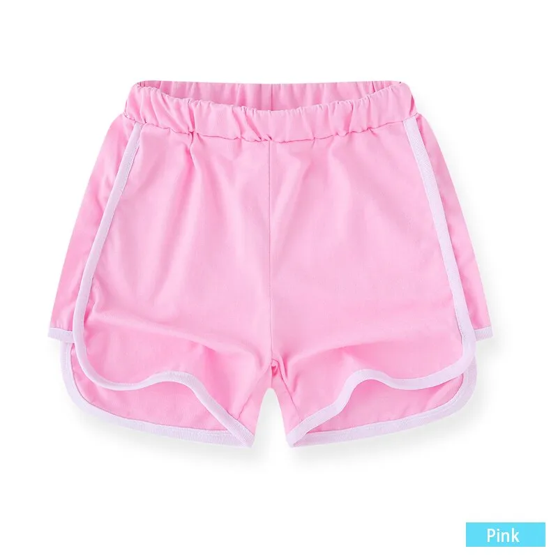 SheeCute girls boys cotton shorts Children Beach Sports Short Pants 4296