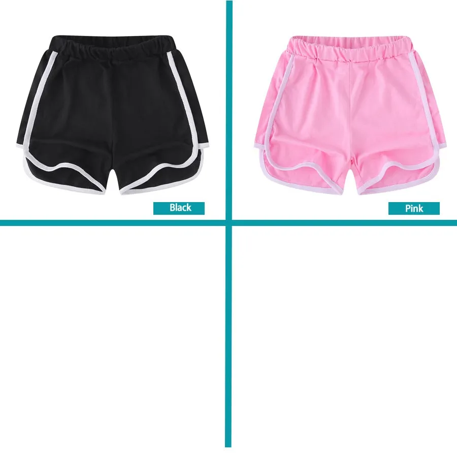 SheeCute girls boys cotton shorts Children Beach Sports Short Pants 4296