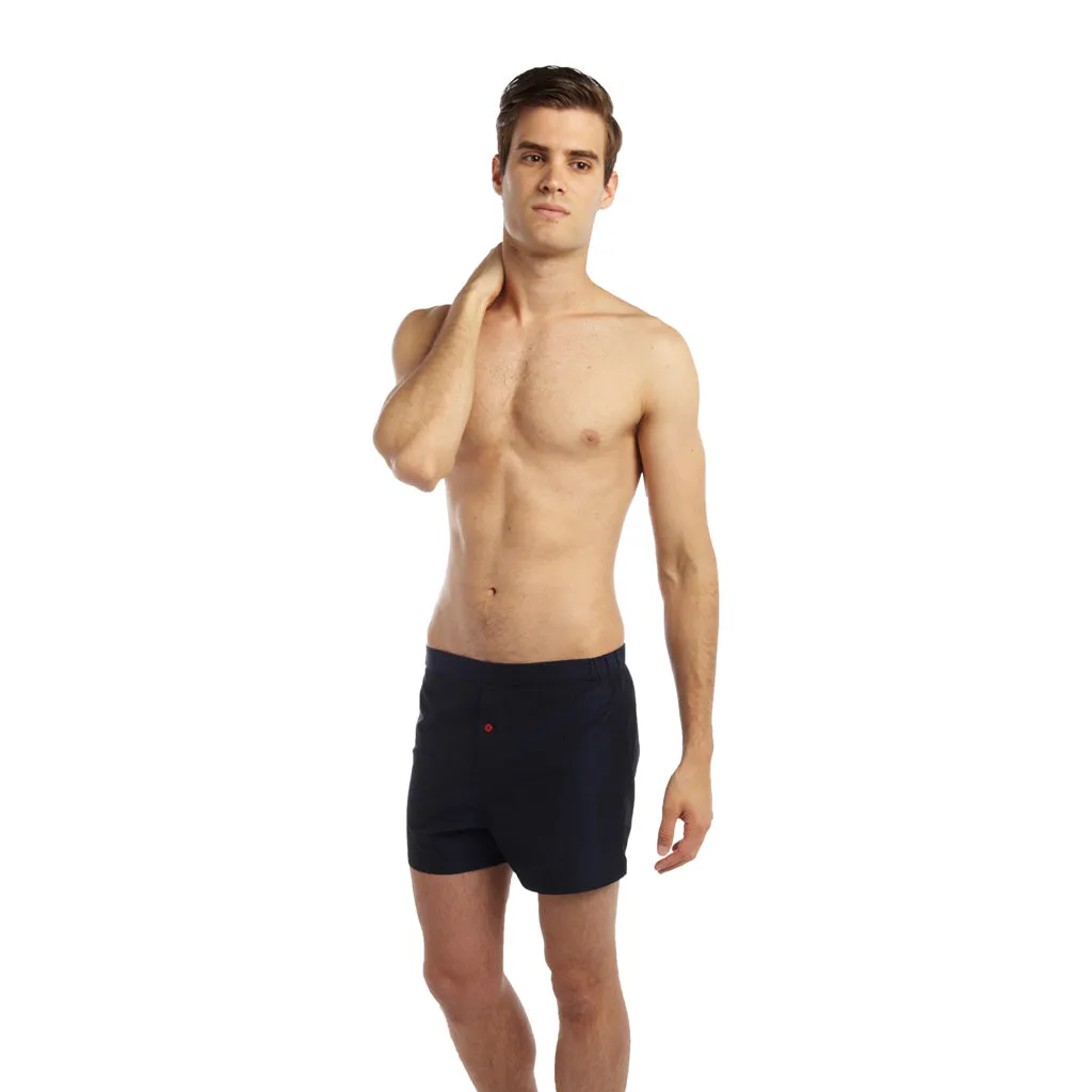 Slim-Fit Boxers Midnight Blue Solid