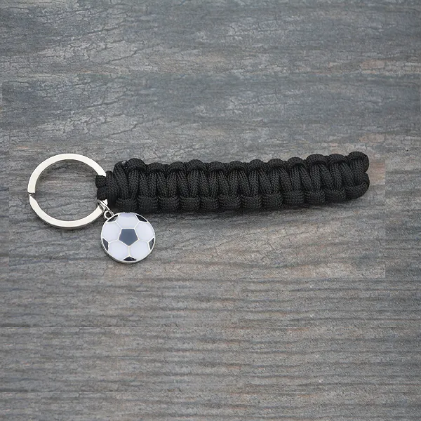 Soccer Paracord Keychain