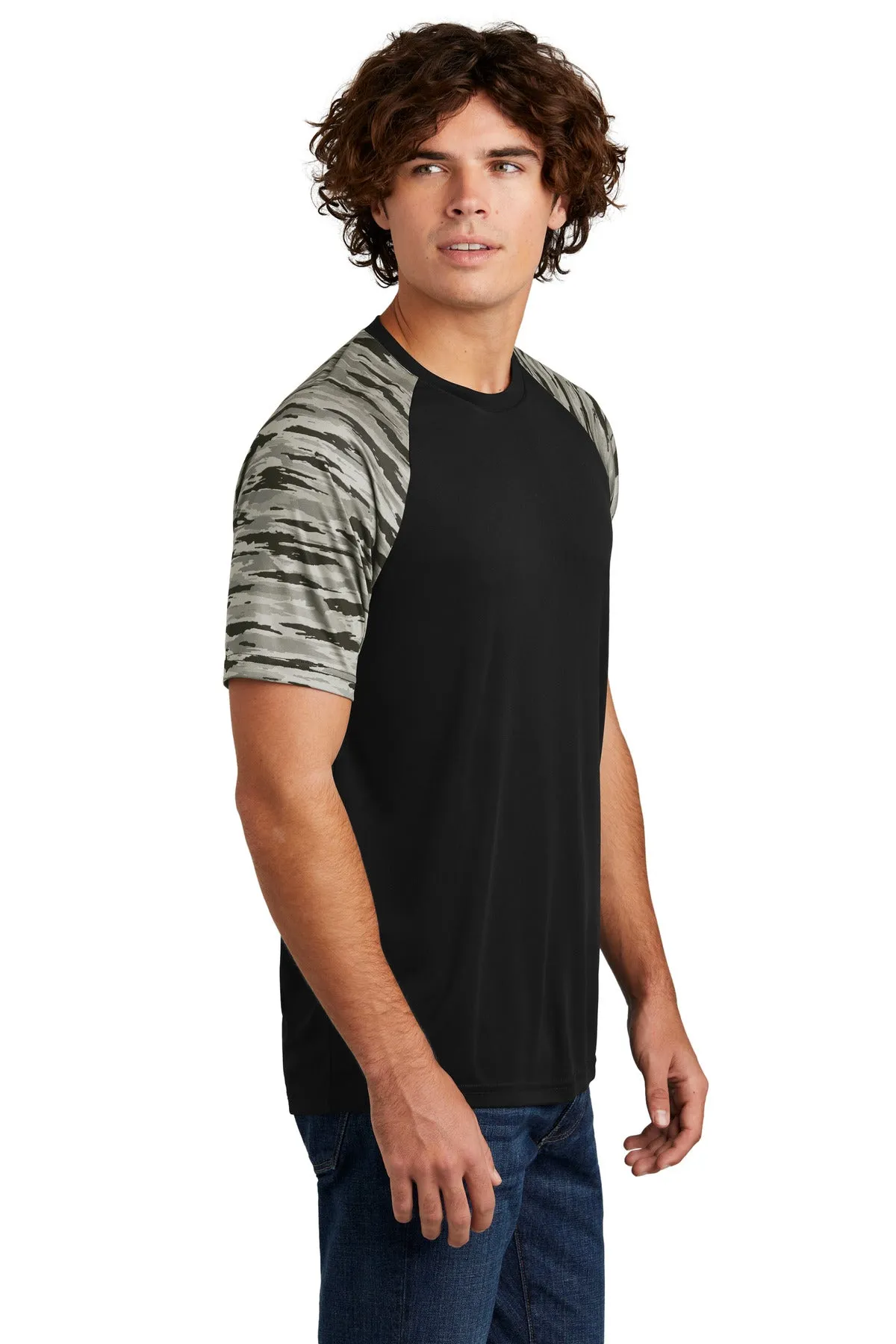 Sport-Tek® Drift Camo Colorblock Tee ST376