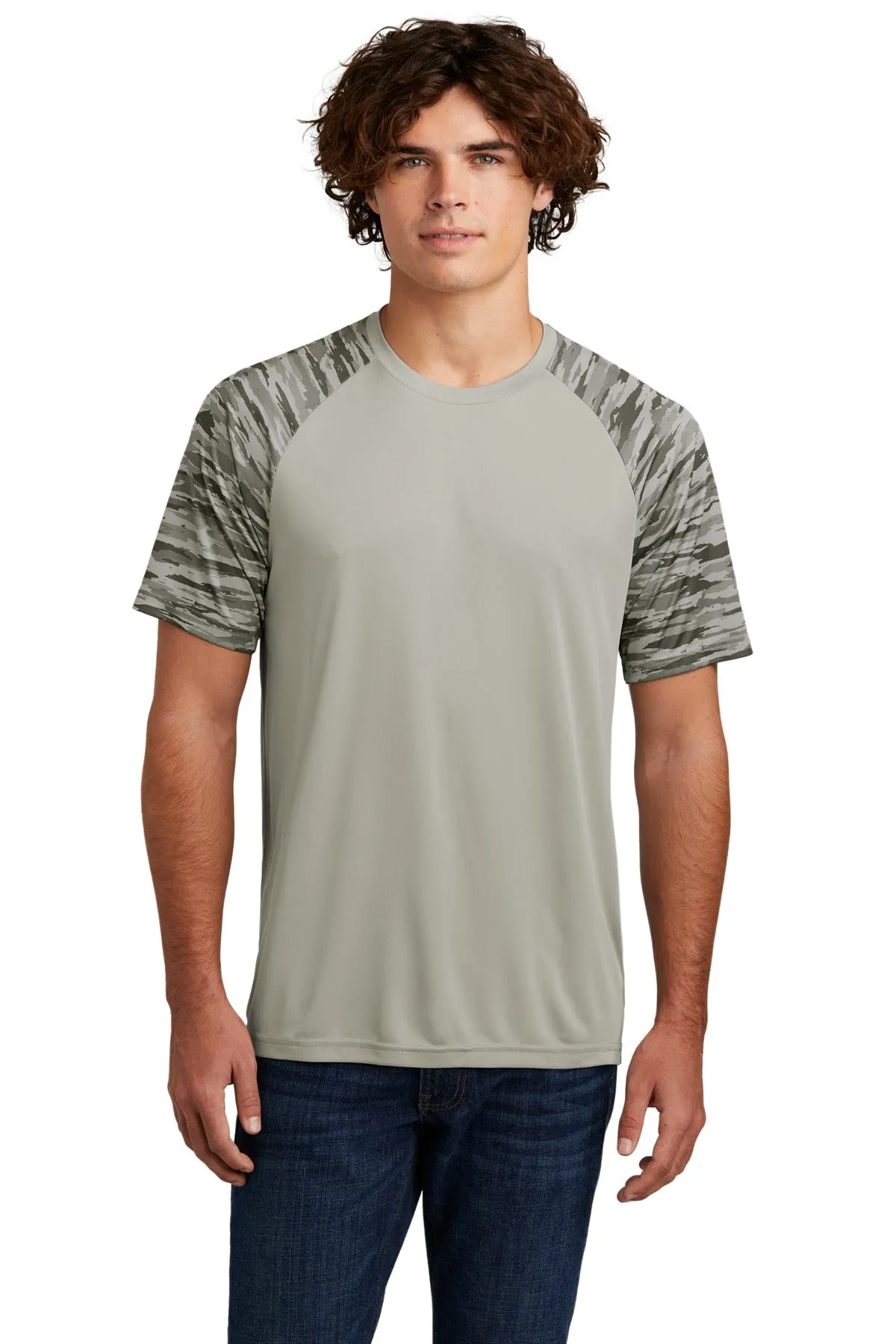 Sport-Tek® Drift Camo Colorblock Tee ST376