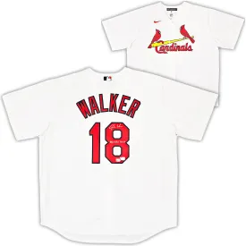 St. Louis Cardinals Jordan Walker Autographed White Nike Jersey Size XL "MLB Debut 3-30-23" Fanatics Holo Stock #215798