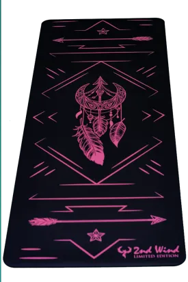 Sticky Yoga Mat- Pink Black BOHO