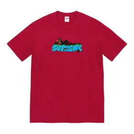 Supreme Catwoman Tee- Cardinal