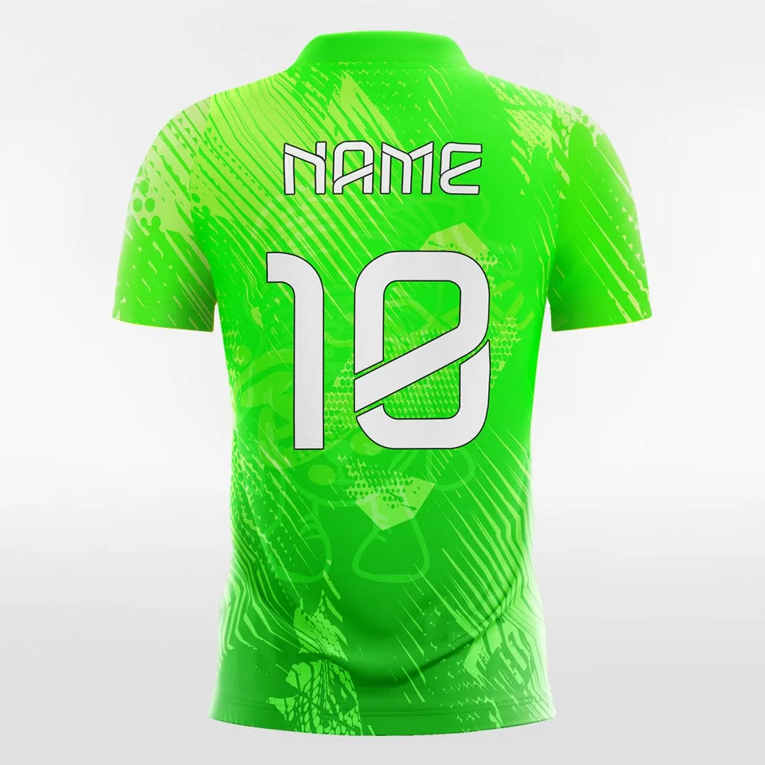 Tiger - Customized Men's Fluorescent Sublimated Soccer Jersey