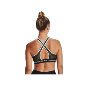 UA Women's Armour® Mid Crossback Print Sports Bra