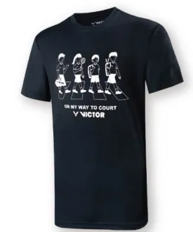 Victor T-15011C Kid's T-Shirt [Black]