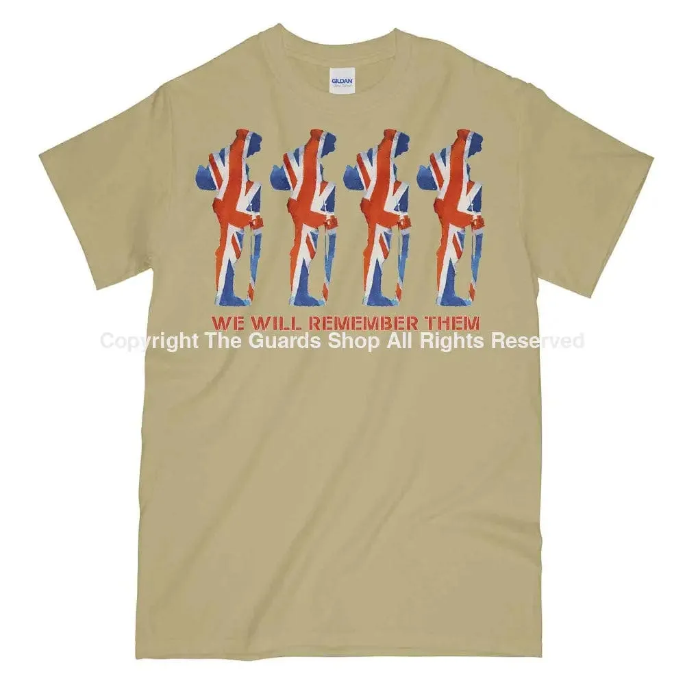 WW1 Union Flag Tommy Printed T-Shirt