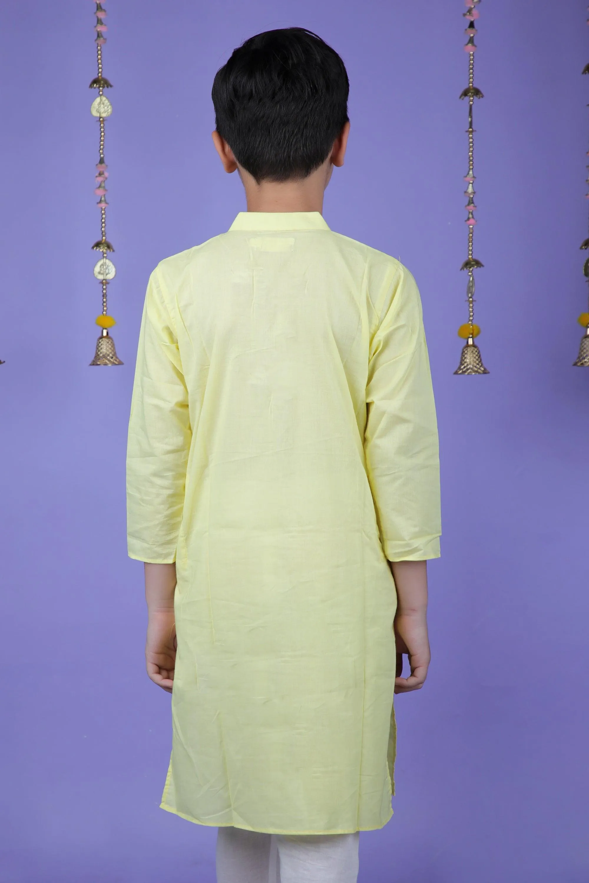 YELLOW KURTA SET