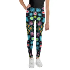 Youth Leggings Glowing Bacteria