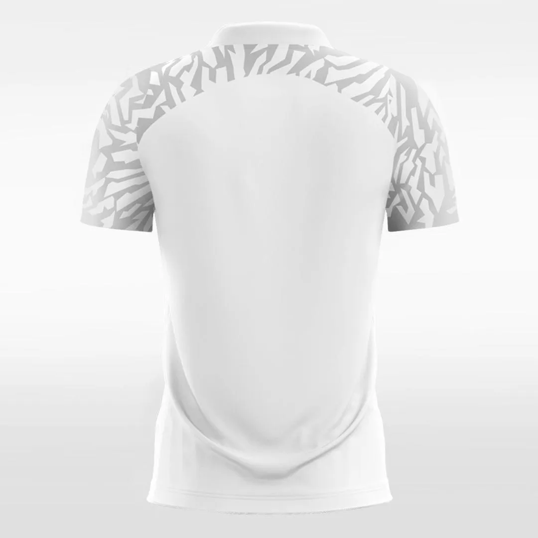 Zebra Print Sleeve - Custom Kids Soccer Jerseys Design White